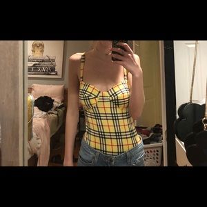 Plaid Bodysuit